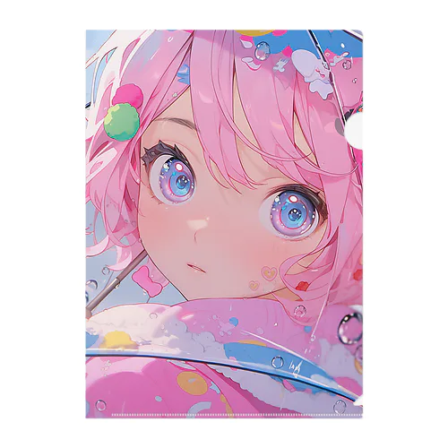 雨音の中 Clear File Folder