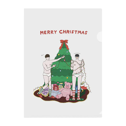 ゴマに／CHRISTMAS Clear File Folder