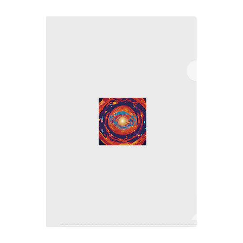 宇宙エネルギー‐幸運のドット絵コレクション Clear File Folder