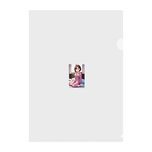 ドット絵さおりちゃん Clear File Folder