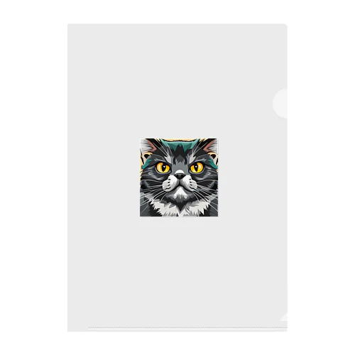 イケてる猫 Clear File Folder