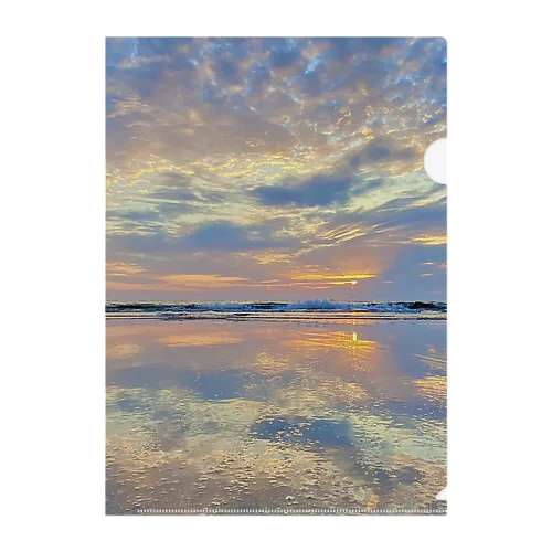 Sunset vibes  Clear File Folder