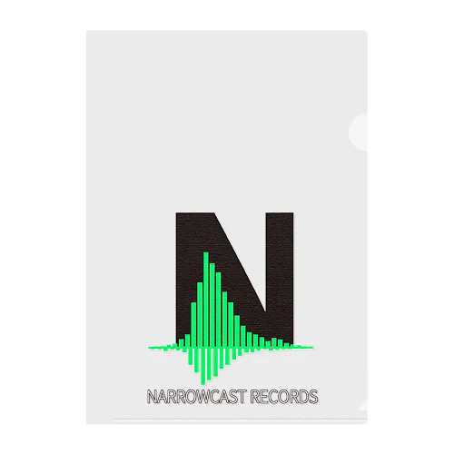 NARROWCAST RECORDS ロゴ クリアファイル