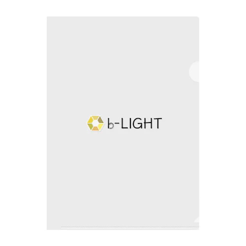 b-LIGHTロゴ Clear File Folder