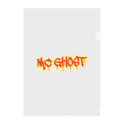 MC GHOST ・ロゴオリジナルグッズ クリアファイル