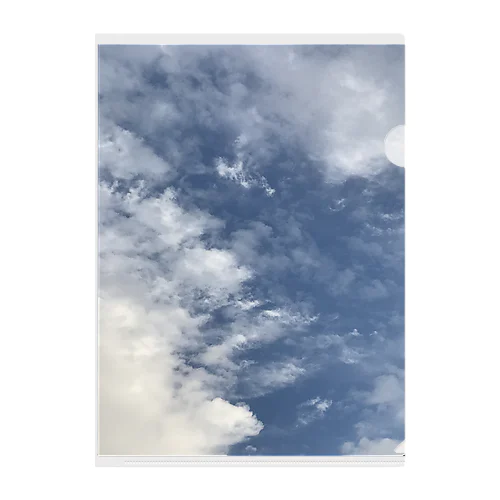 空 雲✨ クリアファイル