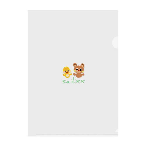 cute friends_なかよし Clear File Folder