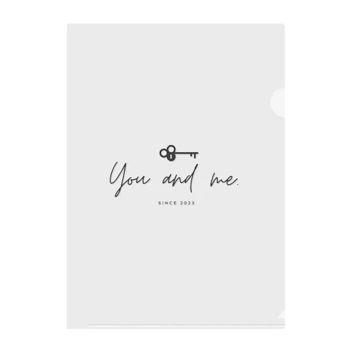 You and Me 〜オリジナルグッズ Clear File Folder