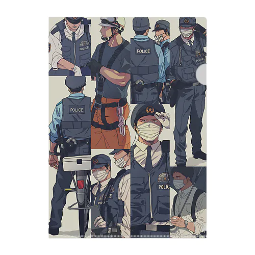 表紙絵 Clear File Folder