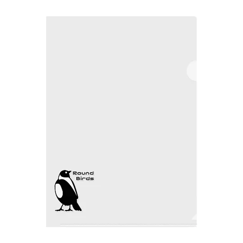 Round-Birds logo.ver Clear File Folder