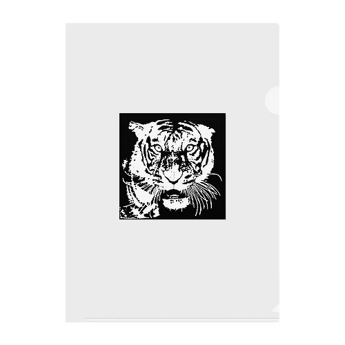 ブルース・リー先生 お気に入りの寅 🐯 Clear File Folder