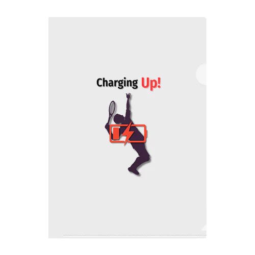 Charging Up　テニス クリアファイル