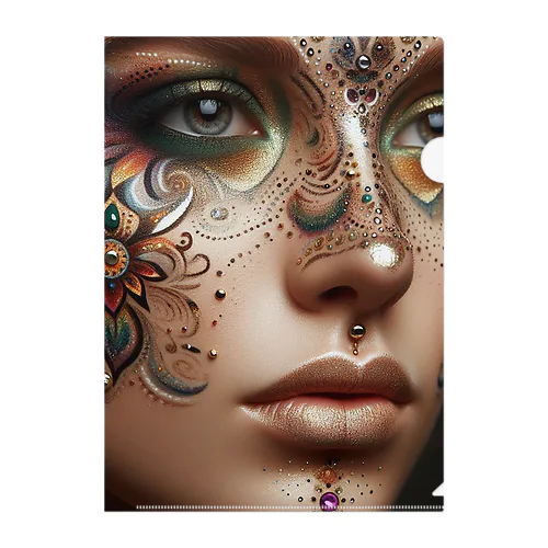 MANDALA MAKEUP Clear File Folder