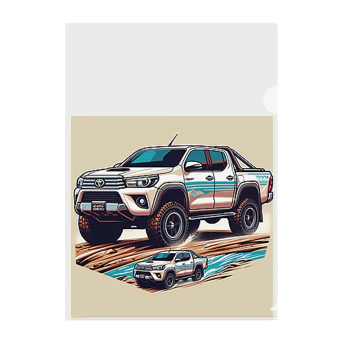 Dart HILUX Clear File Folder