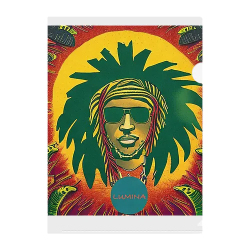 Sun and ReggaeMusic クリアファイル