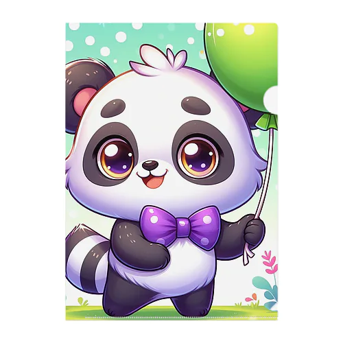 cute panda Clear File Folder