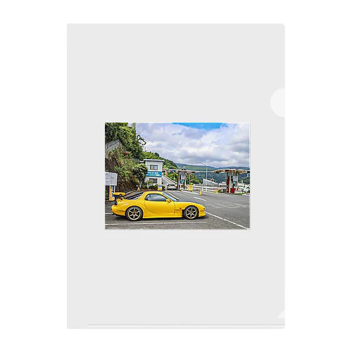 イニシャルD仕様rx7 Clear File Folder