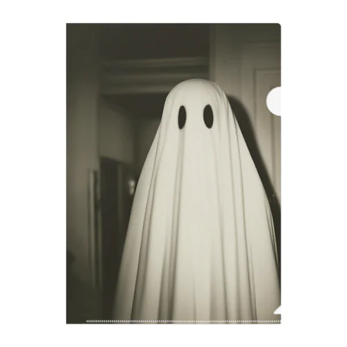 Popo-Ghost Clear File Folder