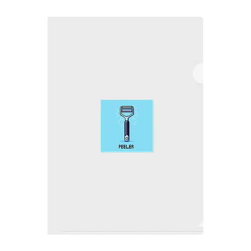 ドット絵「ピーラー」 Clear File Folder