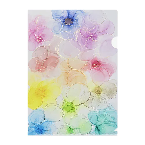 flowersアートby charmy Clear File Folder