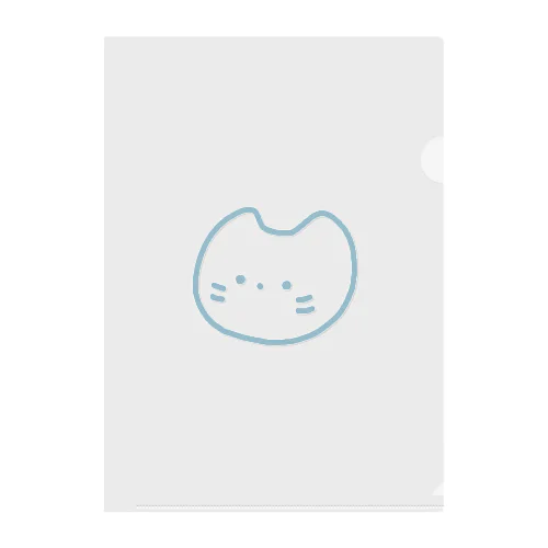 ねこたろう(アオ) Clear File Folder