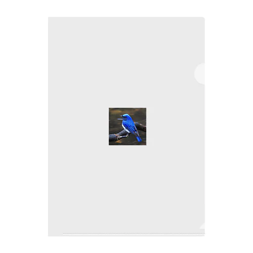 幸運を呼ぶ青い鳥 Clear File Folder