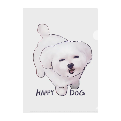 HAPPY DOG クリアファイル