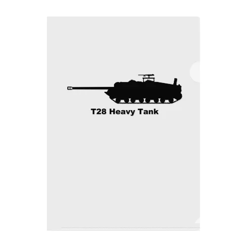 T28重戦車 クリアファイル