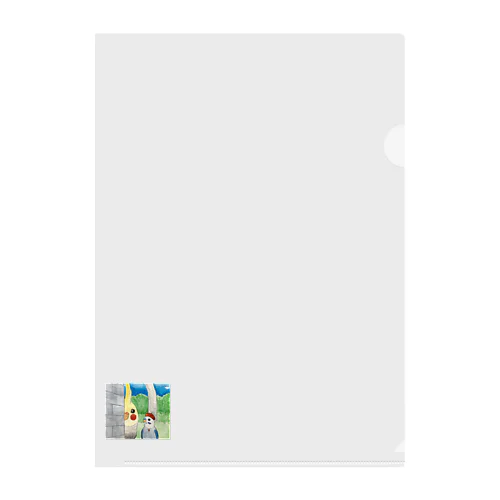 壁越しのパレット庭園 Clear File Folder