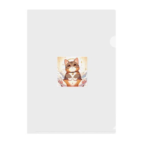 茶色い猫 Clear File Folder