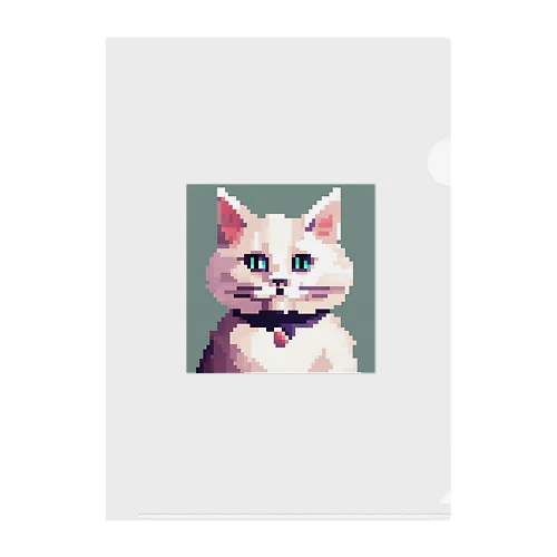 お上品な白猫 -YUKARI- クリアファイル
