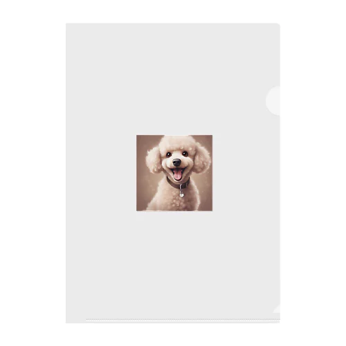 素敵な笑顔のプードル Clear File Folder