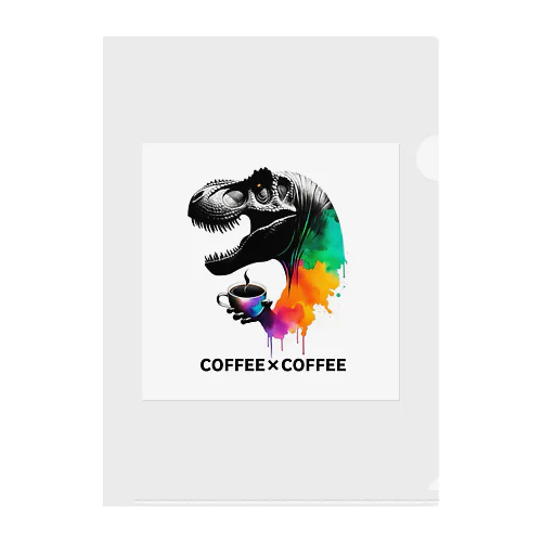  COFFEE×COFFEE Clear File Folder