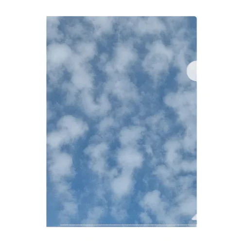 空と雲＠リシケシュ／インド クリアファイル