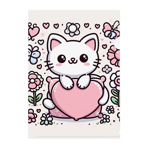 猫スタンプ Clear File Folder