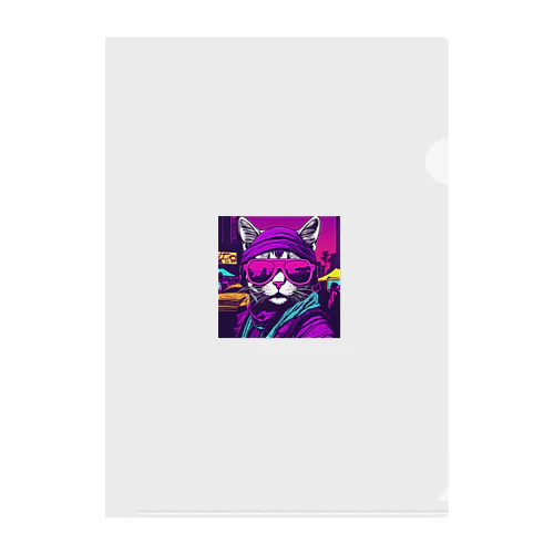 ROCKYCAT　サングラス２ Clear File Folder