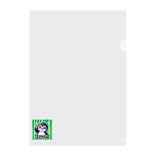 ハローペンギン Clear File Folder