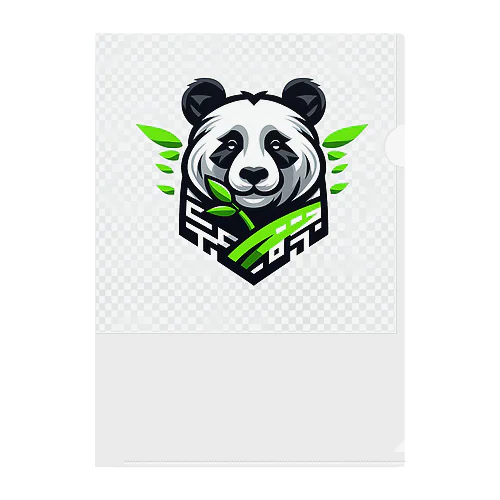 cool panda Clear File Folder