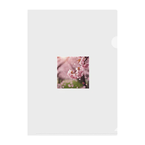 桜12 Clear File Folder