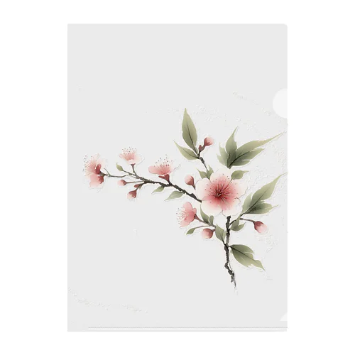 春の花 Clear File Folder