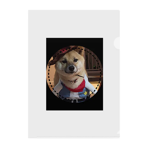 柴犬COOUo･ｪ･oU Clear File Folder