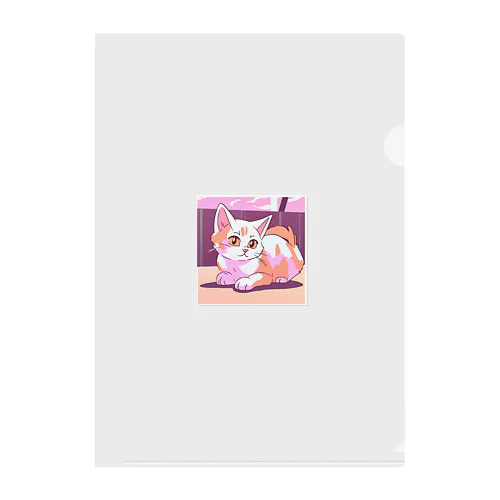 おすましにゃんこ Clear File Folder