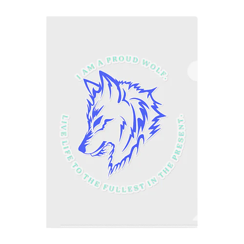 WOLF Clear File Folder