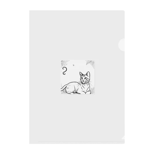 ベンガル         猫 Clear File Folder