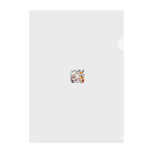 かわいい動物達4 Clear File Folder