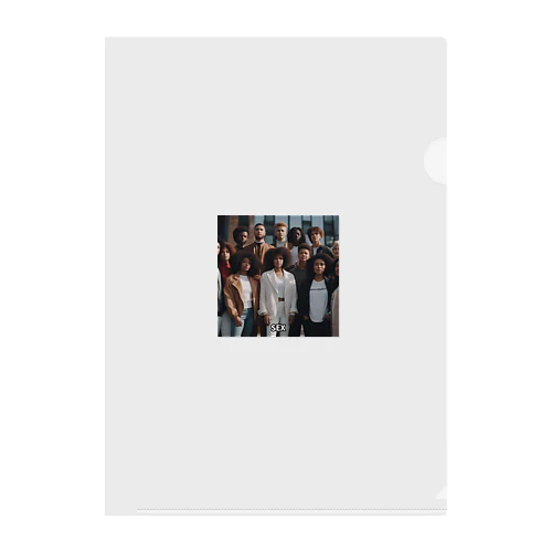 UNISEX Clear File Folder