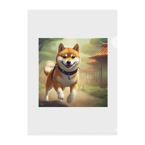 やんちゃな柴犬 Clear File Folder