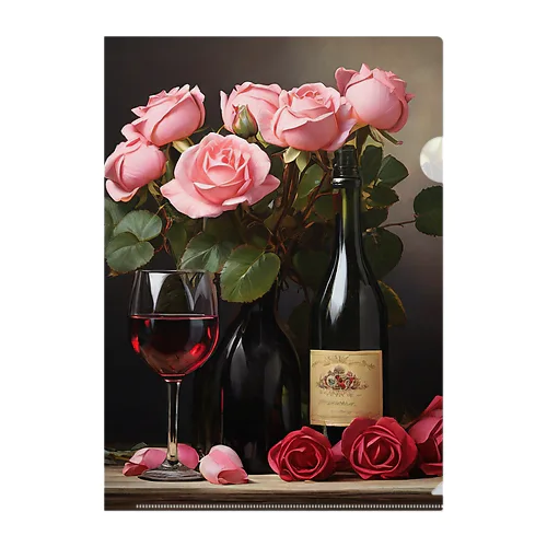 Days of Wine and Roses Clear File Folder