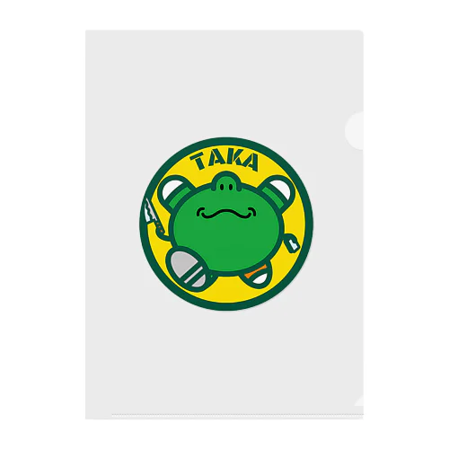 パ紋No.3546 TAKA Clear File Folder