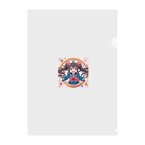 時をかける江東子ちゃん Clear File Folder